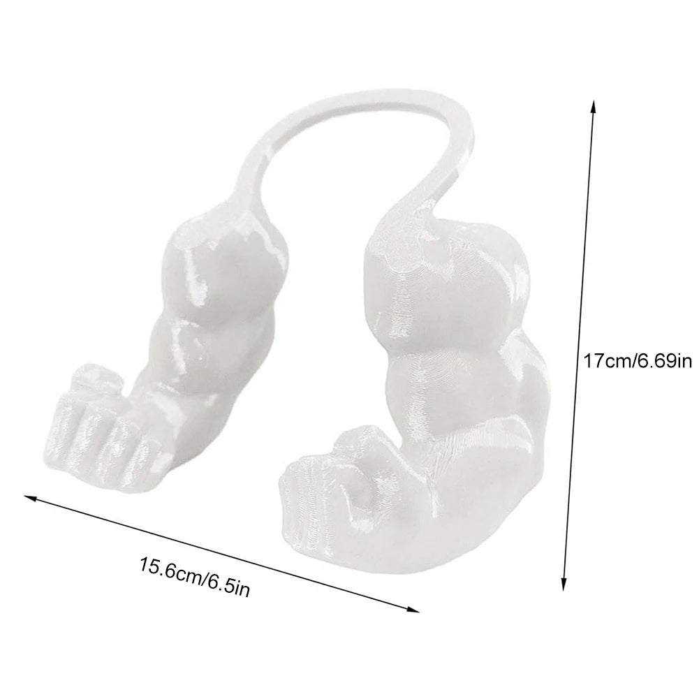 3D Printed Cat Muscle Arm Halloween Cat Costume Adjustable Cat Neck Arm with Muscle Lightweight Funny Pet Cosplay Accessories