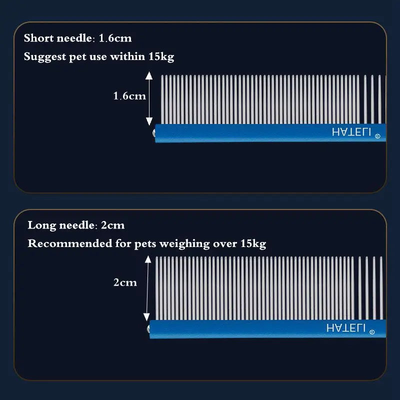 High Quality Pet Dog Comb Small Size Grooming Comb For Shaggy Cat Dogs Barber Grooming Tool Salon Pet Grooming Stainless Comb