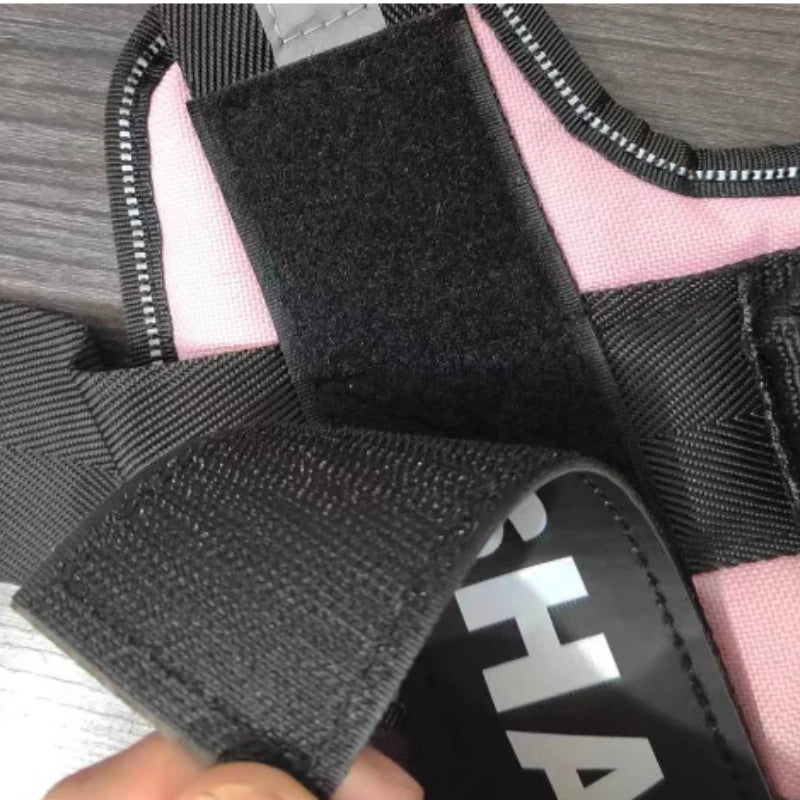 Dog collar Harness ID Custom Patch,Reflective Breathable No Pull Vest For Small Bag Dog，Dog Harness for puppy,Walk Dog Supplies