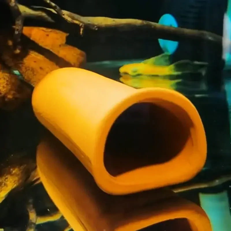 Aquarium Ceramics Tank Fish Inccubate Hatch Breeding Cave Shrimp Shelter Fish Tank Decoration Accessories Clay Spawning Castle