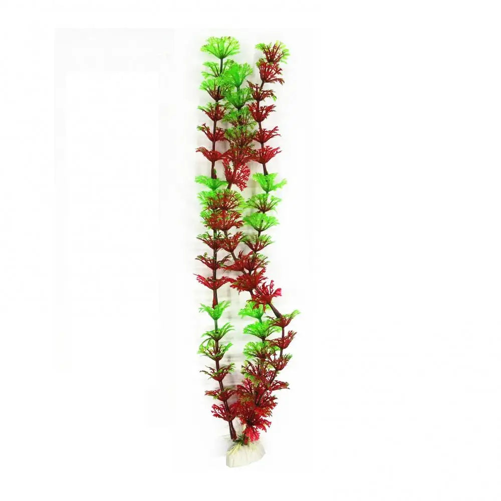 Aquarium Simulation Plant Aquatic Fish Tank Plants Plastic Artificial Water Grass Fish Tank Decoration Accessories(About 30cm)어항