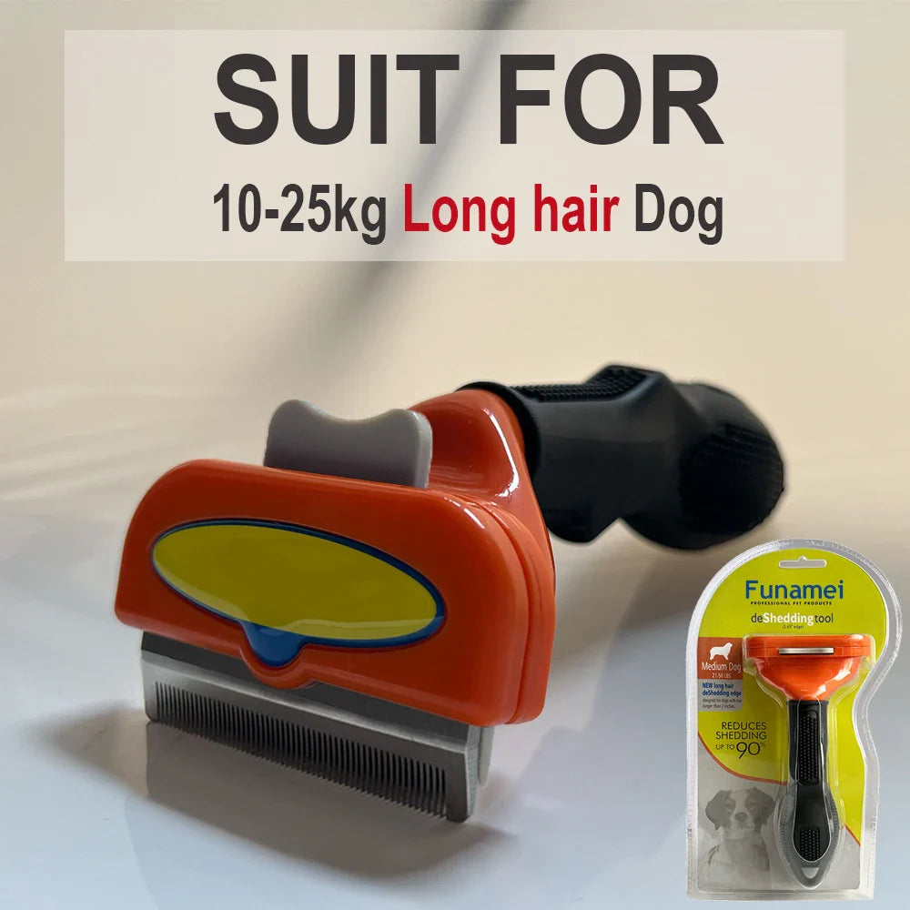 Pet Cat Hair Removal Combs Pet Grooming Brush Dogs Cats Hair Shedding Massage Combs Cat Hair Remover Cleaning Grooming Cat Brush