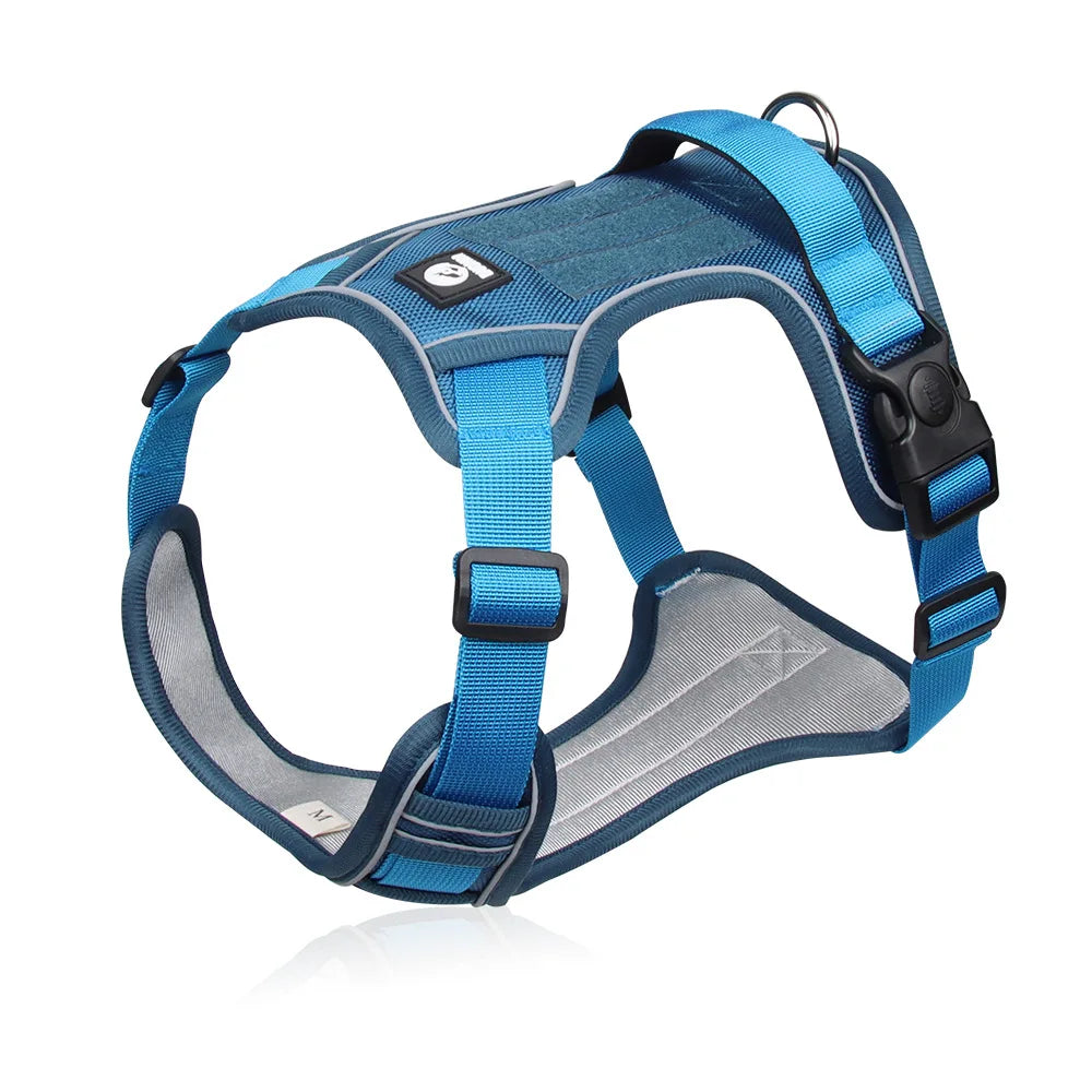Reflective Dog Harness 1680D Waterproof Oxford Harness for Large Dogs Pet Shop Tactical Vest Harnesses Medium Dog Accessories