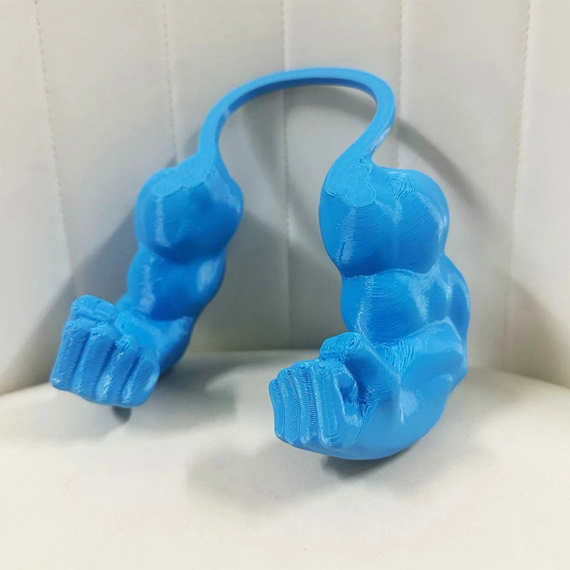 Funny Cat Muscle Arm Clothing Decoration Props 3D Printed Pet Interactive Neck Hanging Toy Role-playing Accessories Birthday Toy