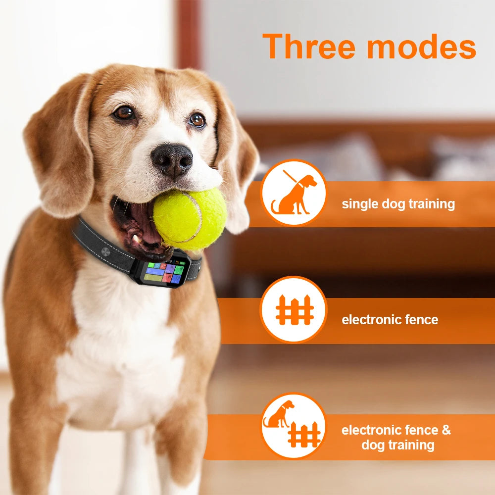 Wireless Pet Fence Remote Training 2 Dogs Shock Collar Smart Electric Dog Fence GPS Wireless Invisible Fence For Dogs