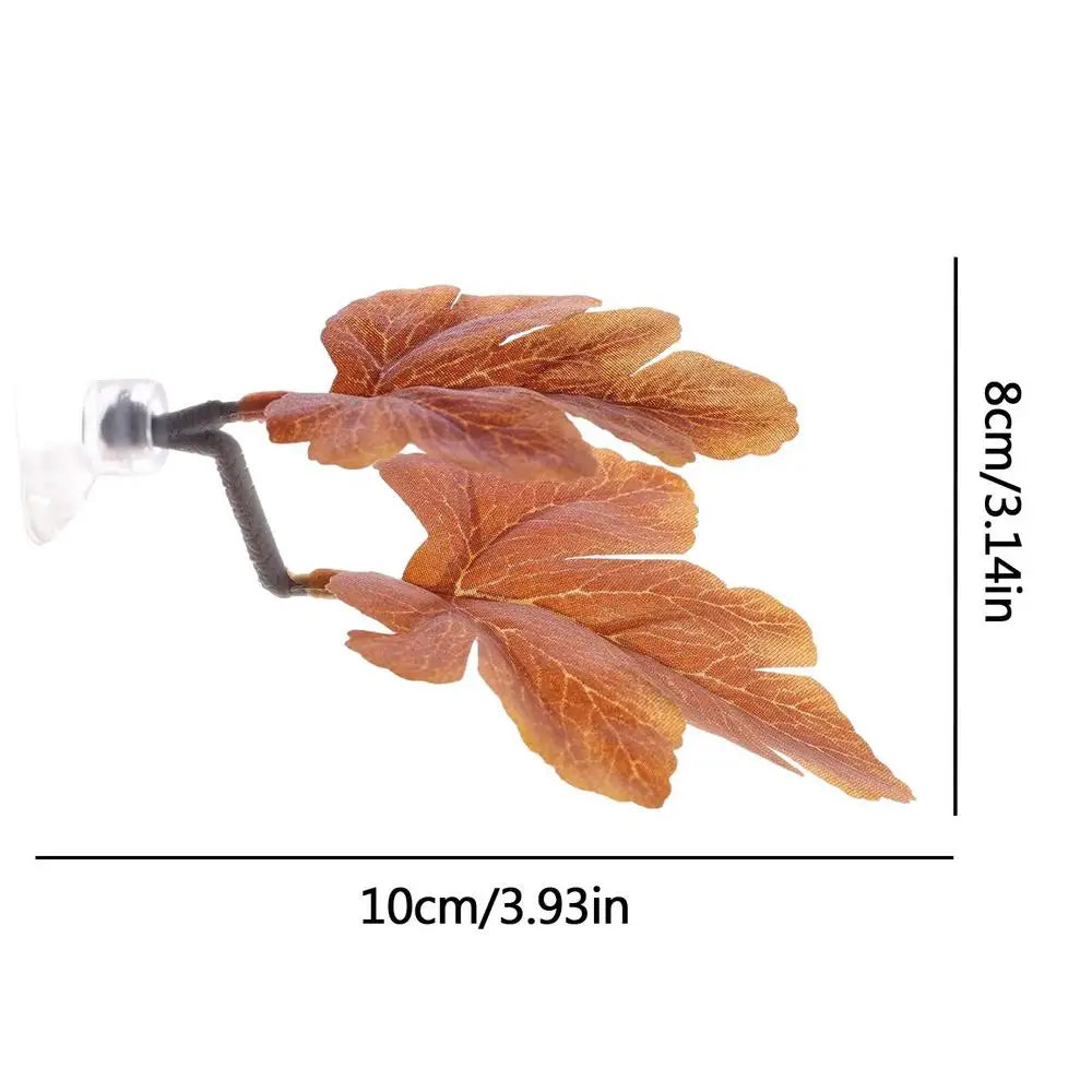 Beta Leaf Bed Artificial Fish Resting Leaf Fake Aquarium Plant Fish Tank Landscaping Leaf  Floating rest Bed Leaves Hammock