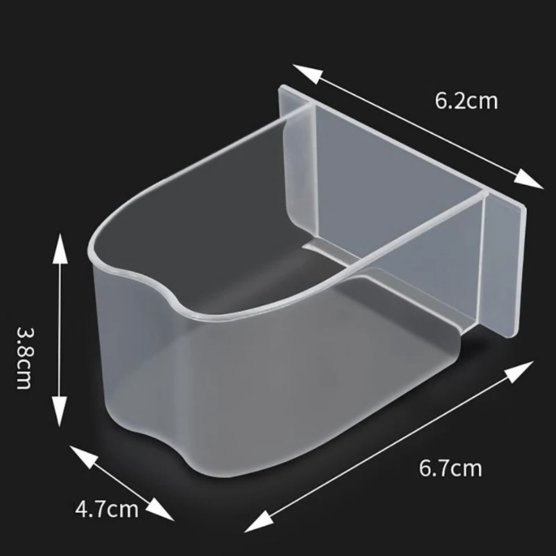 Plastic Hummingbird Feeder Reusable Bird Feeder Lightweight Pet Accessory Practical Feeding Cup Cage Food Water Bowl Bird Feeder