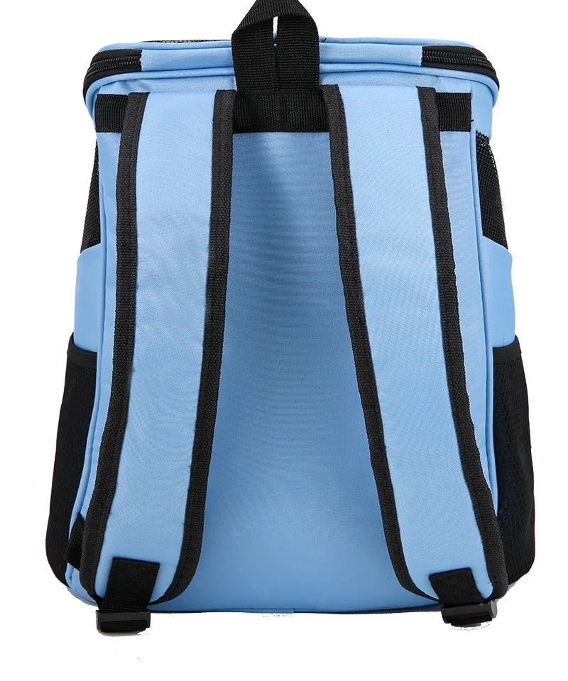 New Portable mesh Dog Bag Breathable Dog Backpack Foldable Large Capacity Cat Carrying Bag Portable Outdoor Travel Pet Carrier