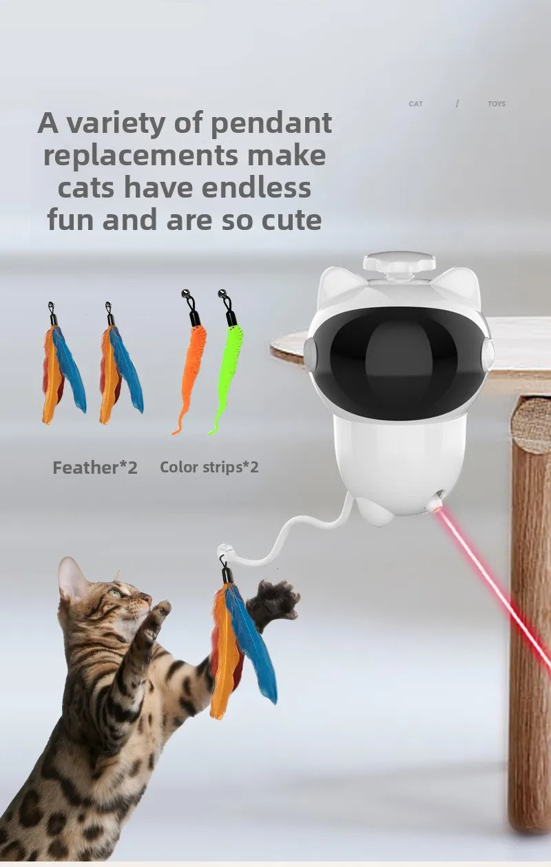 Cat Taser Automatic Infrared Laser Intelligent Interactive Feather Cat Toy Pet Products Мяч Для Собак Большой