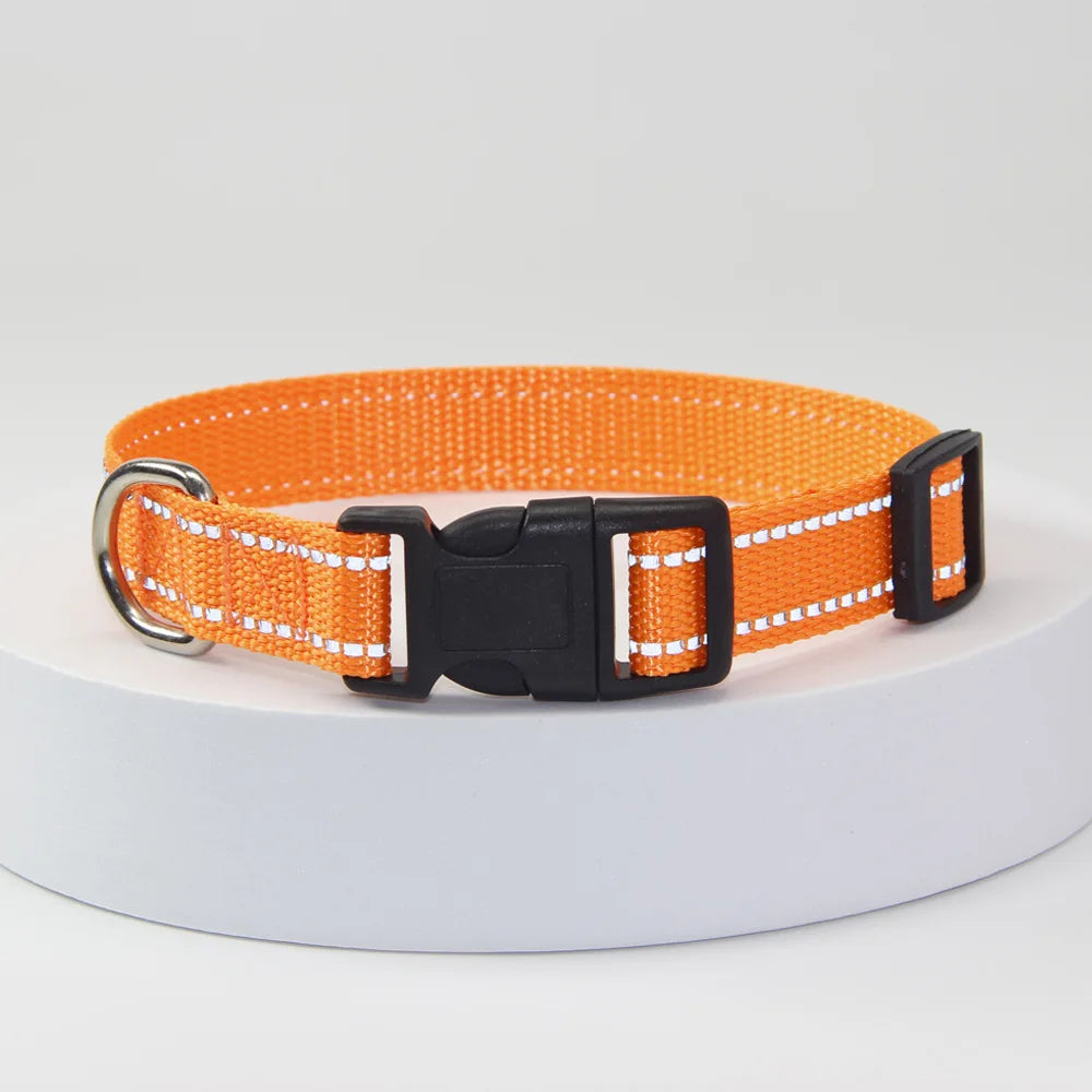 Nylon Dog Collar and Leash Set Pet Collars Leash for Small Medium Large Dogs Dog Accessories for Small Dogs