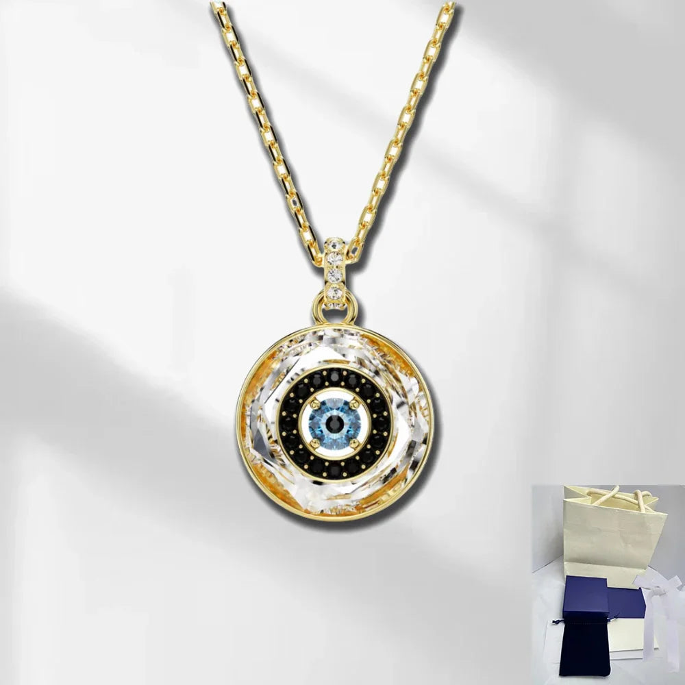 2024 New Symbolica Devil's Eye Small Necklace cat Gold Plated Women's High end Luxury Romantic Gift