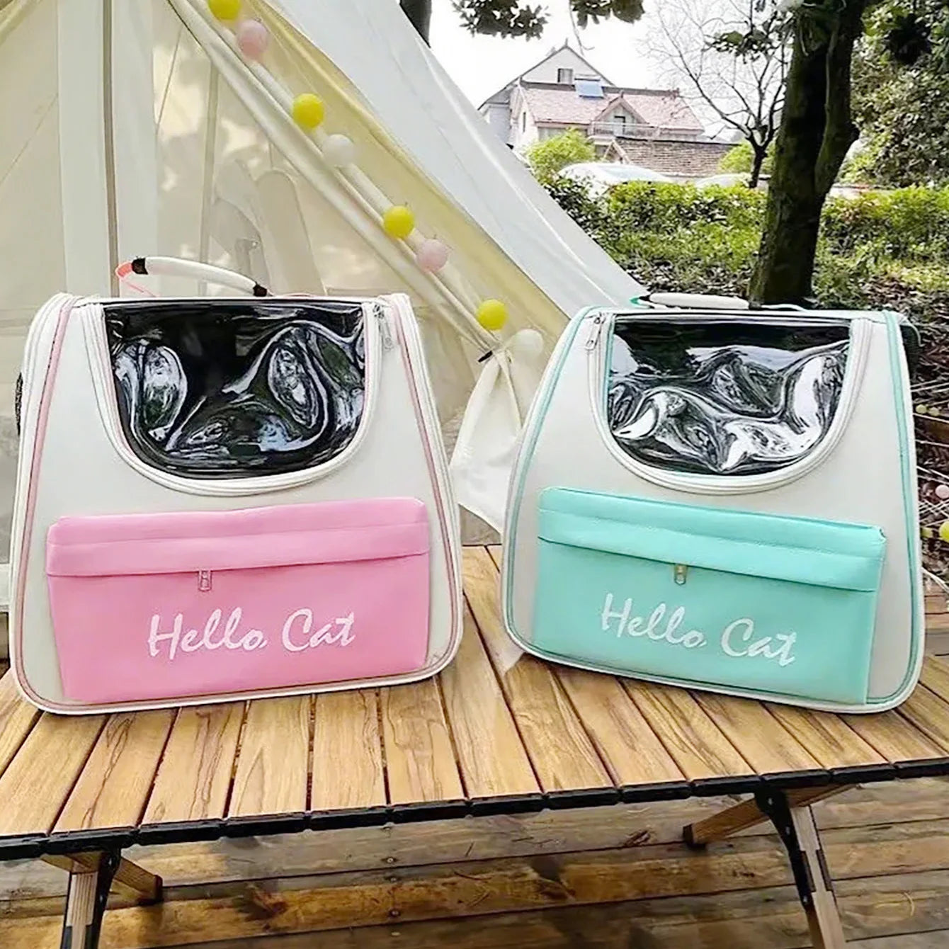 Transparent Cat Backpack Carrier, Space Capsule Pet Travel Bag for Cats & Dogs, Breathable Anti-Sunshine Large Puppy Cage