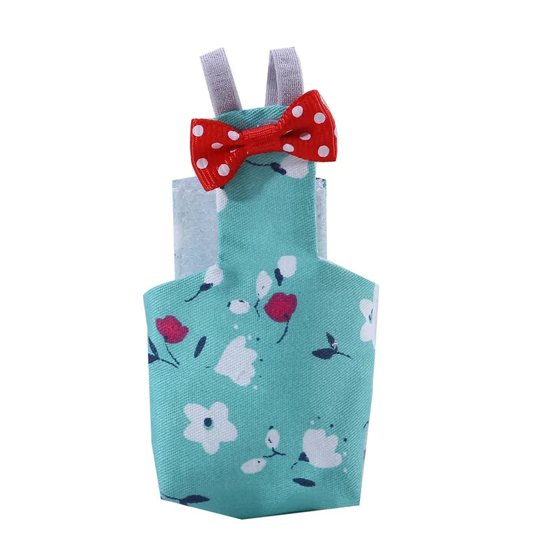 Parrot Diaper with Bowtie Cute Colorful Fruit Floral Cockatiel Pigeons Small Medium Large Pet Birds Flight Suit Clothes Washable