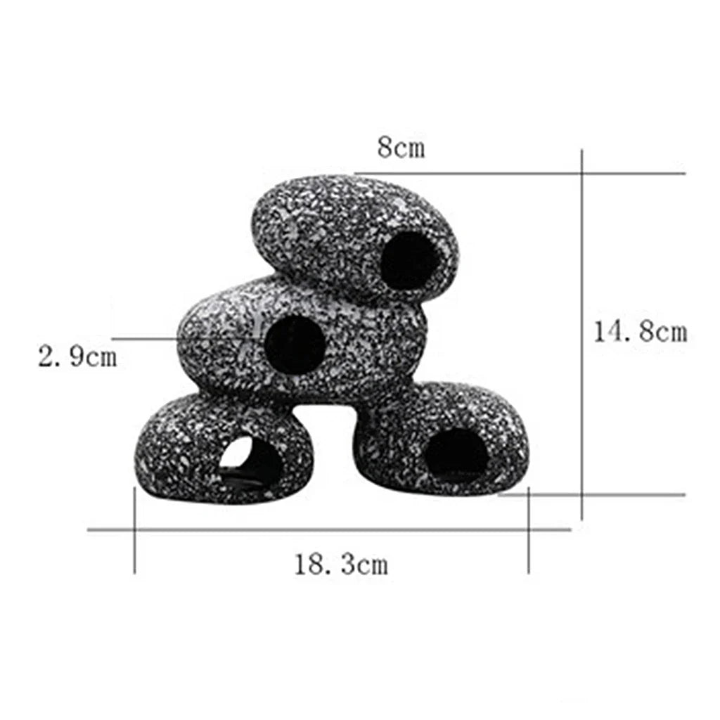 Reptile Cave Aquarium Stone Cave Aquarium Cave Rock Fish Tank Shrimp Cichlid Hideaway Breeding Decor Stones Tank Decoration