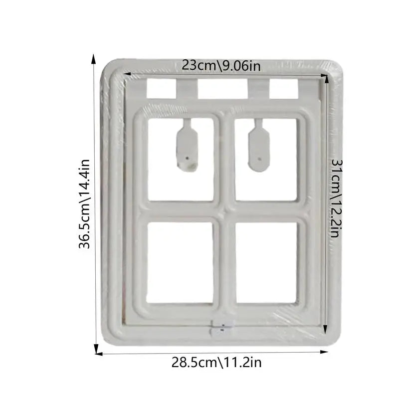 Magnetic Pet Door Magnetic Closure Doggy Door For Wall Easy Setup Pet Door Pet Supplies Pet Safe Doggie Door For Dog Cat Kitten