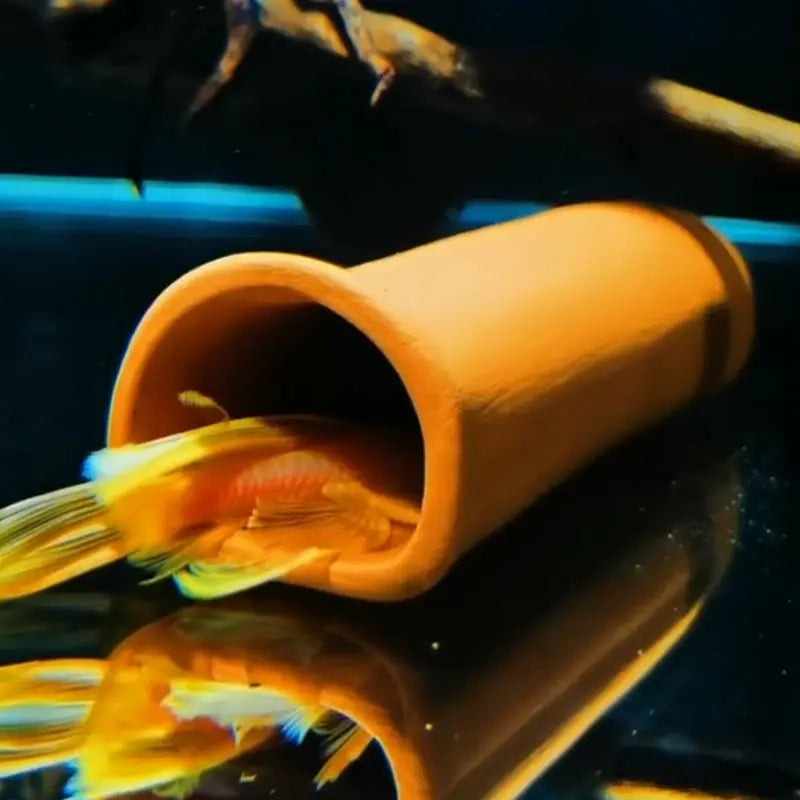 Tank Fish Ceramics Inccubate Hatch Breeding Cave Shrimp Irregular Shelter Decoration Aquarium Accessories Clay Spawning Castle