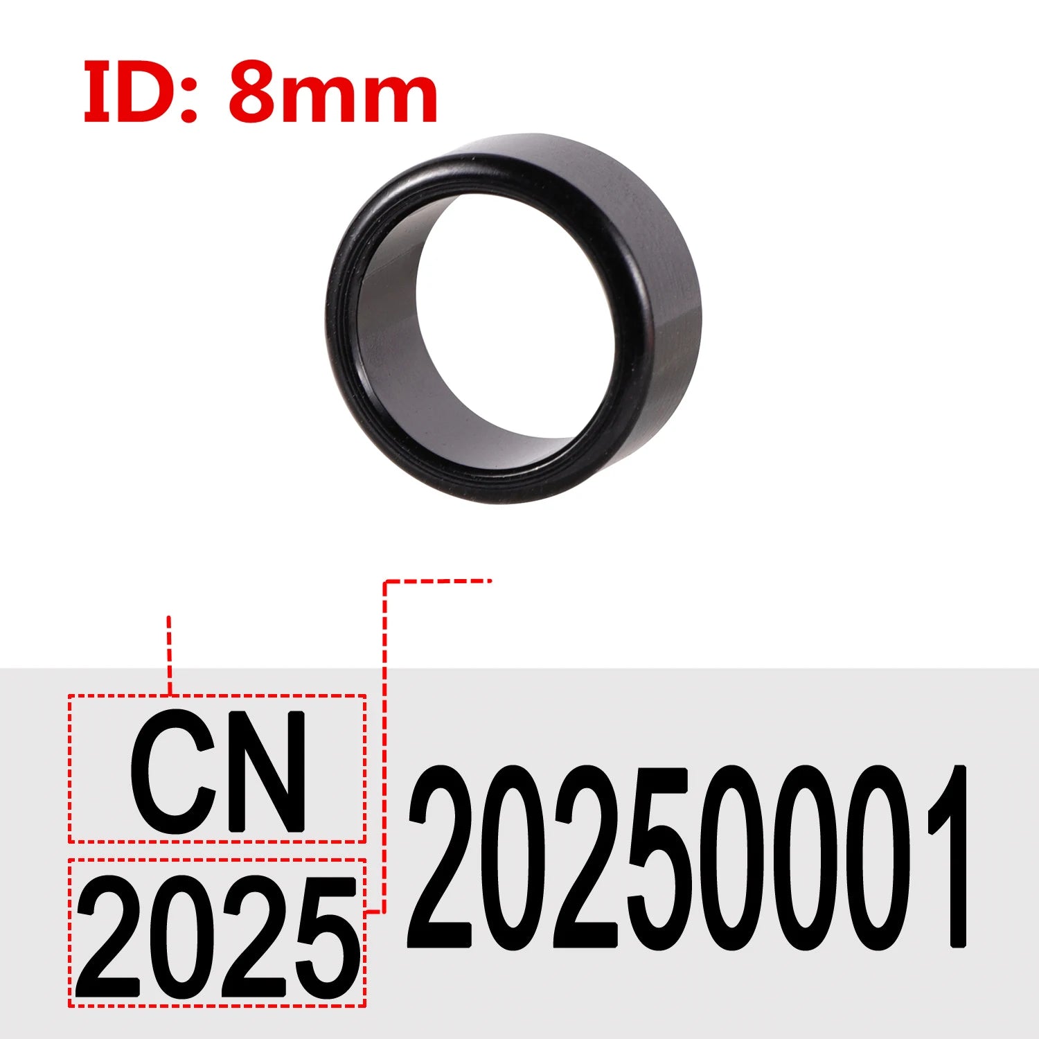 Customize Inner Diameter 8mm/10mm Aluminum Pigeon Foot Ring  Print ''Country Code + Year + Serial Number" Bird Foot Ring 30 Pcs