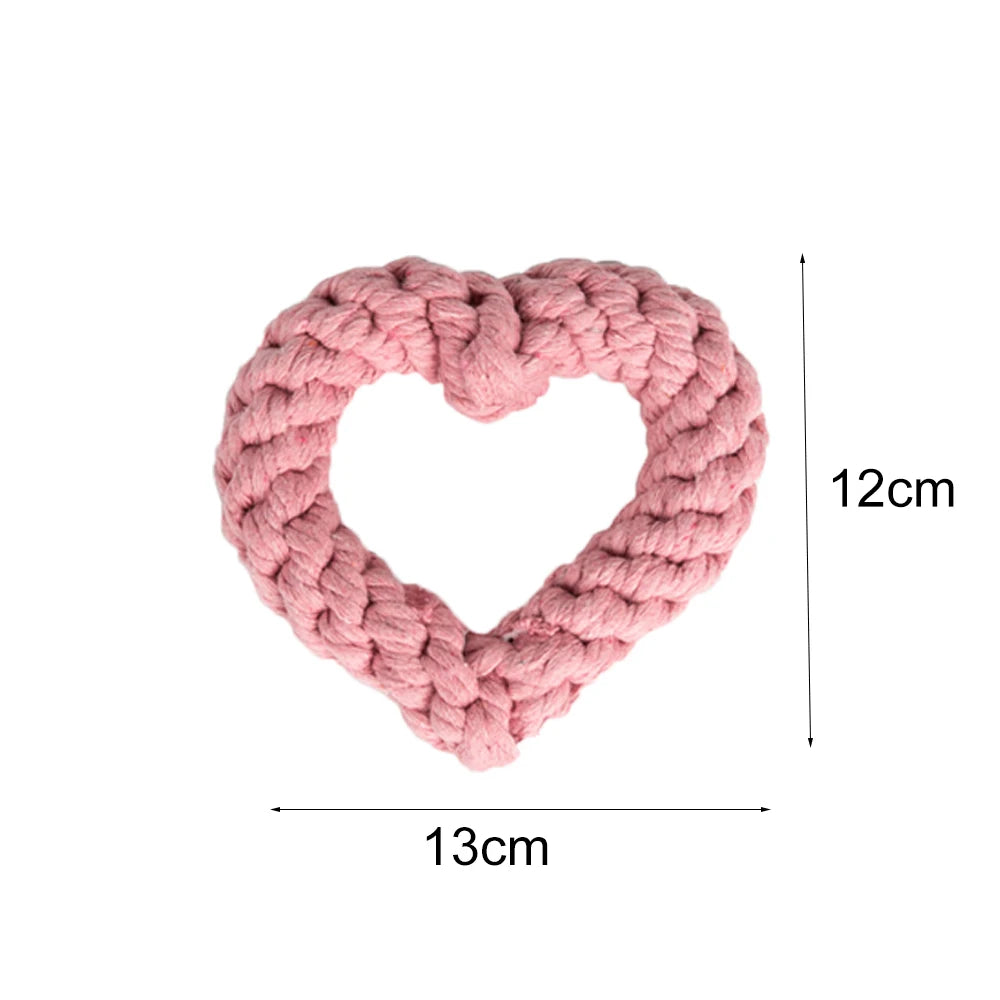 Rope Ball for Large and Small Dogs, Resistant Soft Cotton, Toothbrush, Bite Resistant, Chew, Interactive Dog Toys, Dog Accessori