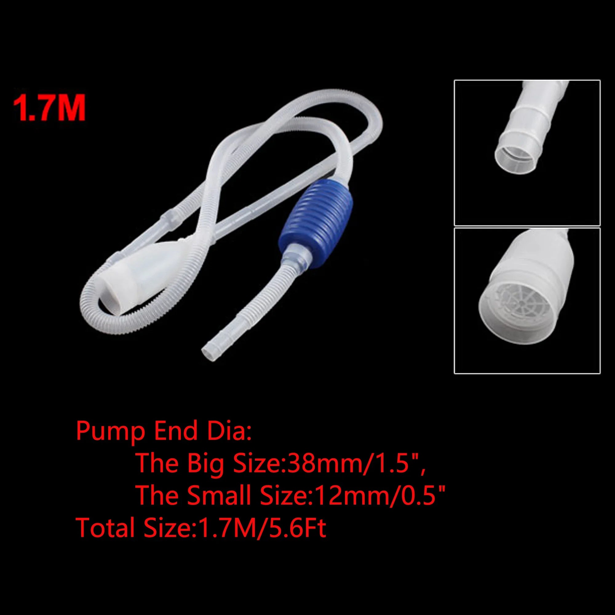 UXCELL Aquarium Water Changer Tools Siphon Clean Vacuum Cleaner Pump Squeeze Filter Fish Tank Cleaning Maintenance Accessories