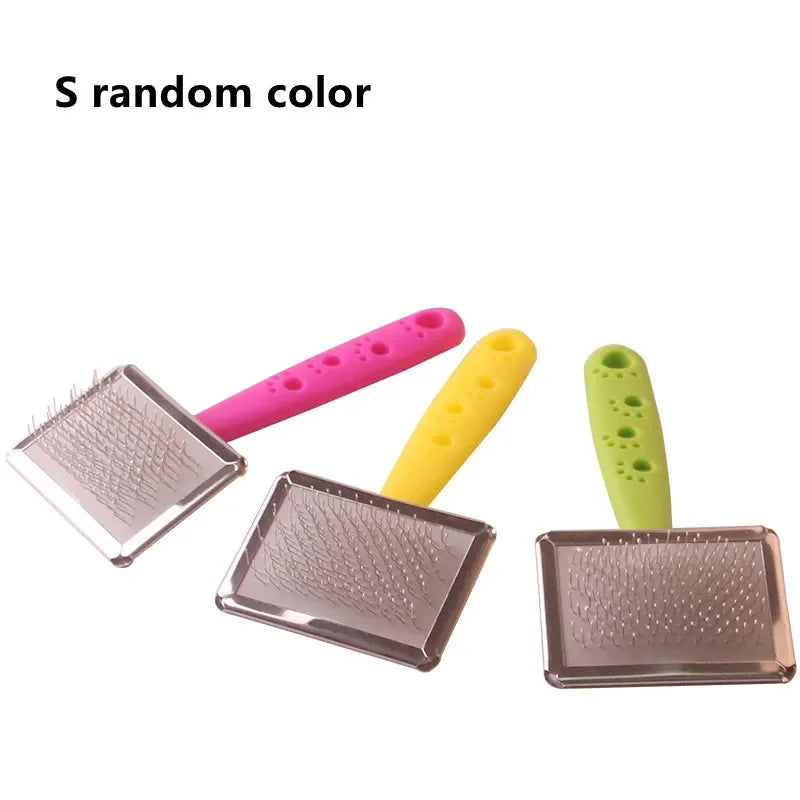 Pet Dog Comb Hair Removal Stainless Stee Knot Grooming Comb Puppy Dog Accessories Brush Needle Comb Dog Supplies Pets Cleaning