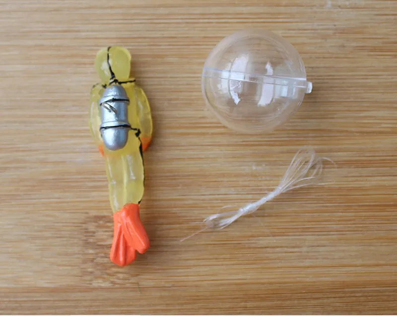 Fish Tank Diver Ornaments Landscape Decoration Aquarium Gifts Fish Tank Popular Floating Accessory with Ball and Line