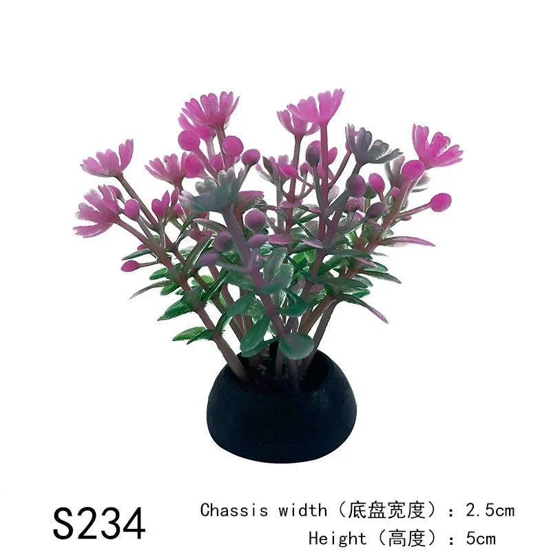 Artificial Plants Aquarium Decor Simulation Water Weeds Ornament Plant Fish Tank Landscaping Aquarium Grass Fish Tank Decoration