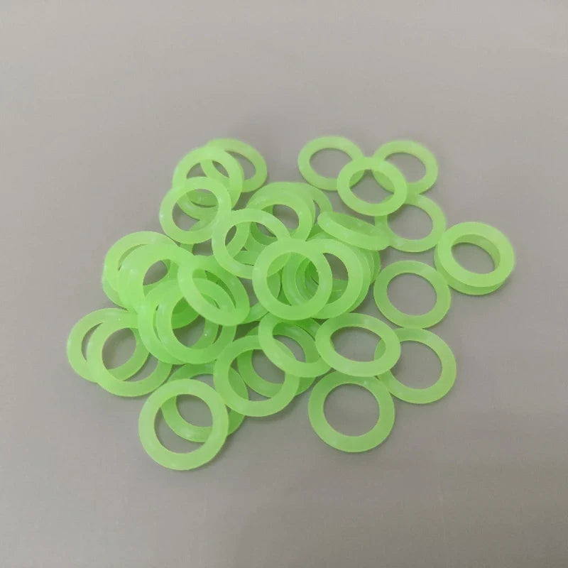 100PCS Pigeon Foot Rubber Ring Colorful Elastic Identification Rings for Carrier Pigeon Racing Pigeons Bird Appliances 8mm