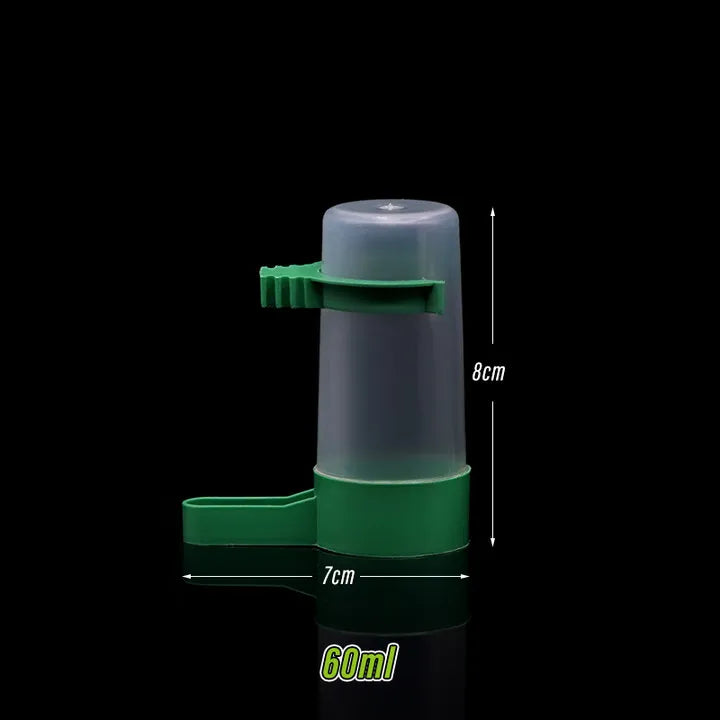 1Pcs Pet Bird Parrot Automatic Drinker Cups Feeder Bottle Bird Cage Parrot Feeding Tool Automatic Feeder Bowls And Drinkers