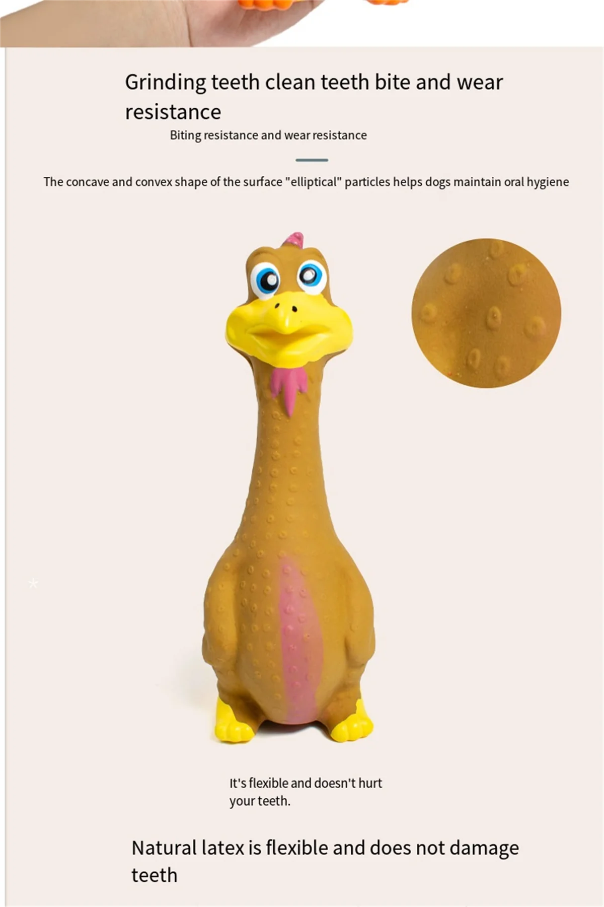 Pets Dog Toys Screaming Chicken Squeeze Sound Toy Rubber Pig Duck Squeaky Chew Bite Resistant Toy Puppy Training Interactive