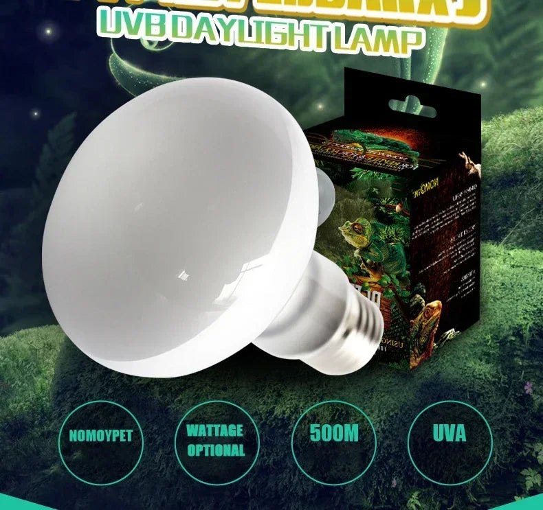 100W Reptile Heating Lamp E27 Ceramic UVB Turtle Lizard Ultraviolet Light Bulb Amphibians Terrarium Lighting Supplies