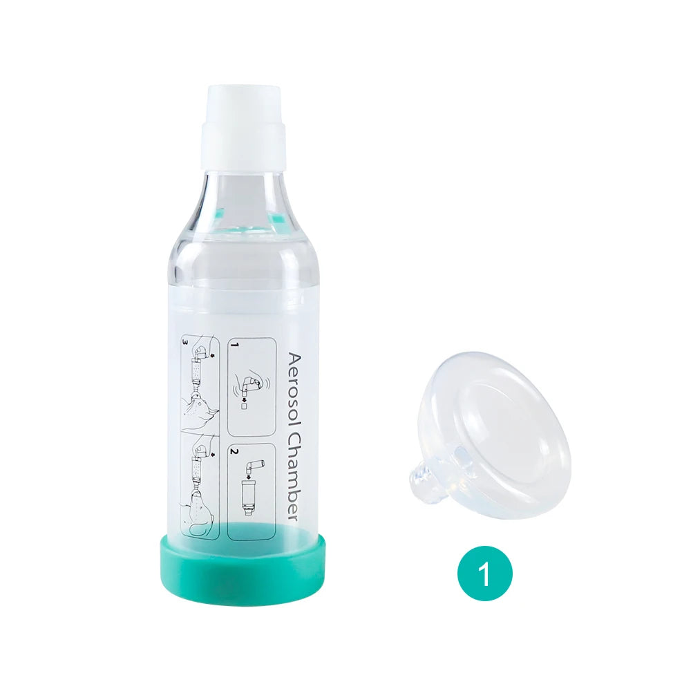Cat Aerosol Chamber Pet Dog Portable Inhaler Spacer With Breathing Indicator Silicone Mask For Veterinary Equipment Vet Clinic
