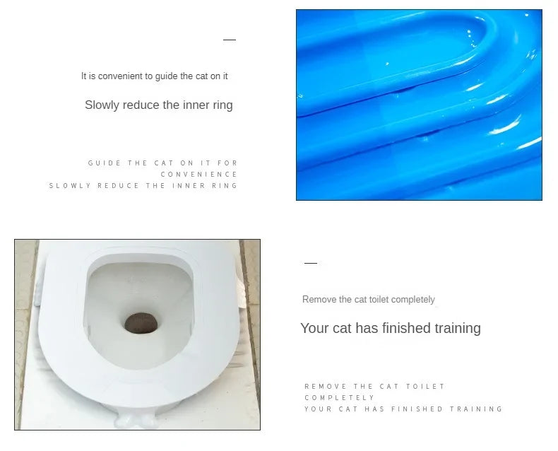 Reusable Plastic Toilet Training Kit for Cats Toilet Trainer Toilet for Puppy Cat Litter Mat Cleaning Product Best