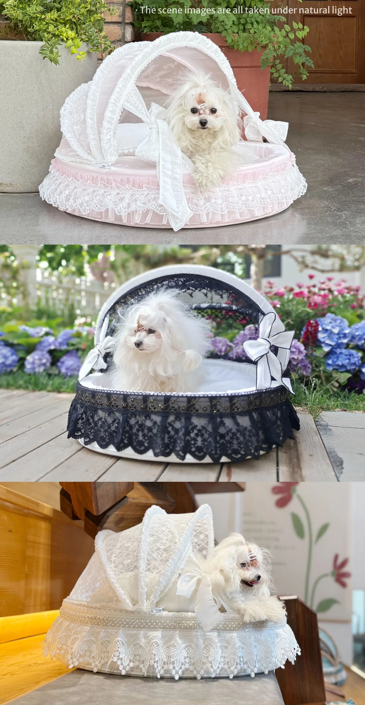 [Top Stream Cute Pet Artifact ] Dreamy Pet Home Light Color Series Pet Cradle Bed Detachable, Washable, Customized, Cat and Dog