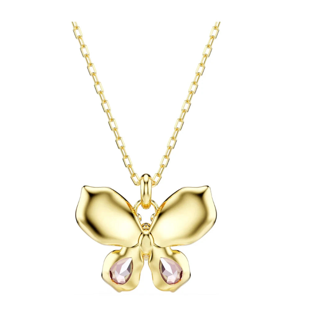 New Mixed Cut Colorful Butterfly Necklace Exquisite Light Luxury Women's Cat Accessories Gift
