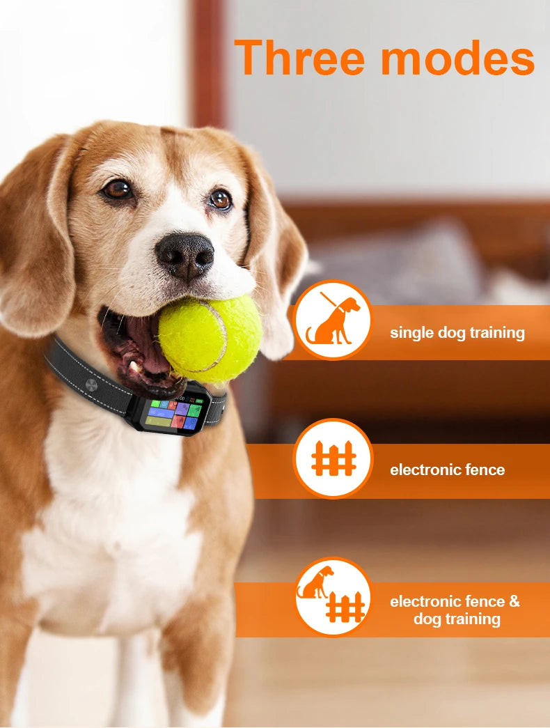 Wireless Pet Fence Remote Training 2 Dogs Shock Collar Smart Electric Dog Fence GPS Wireless Invisible Fence For Dogs
