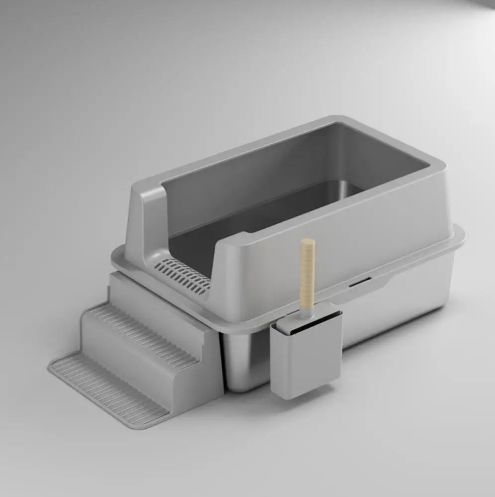 Wholesale of Stainless Steel Cat Litter Pots for Open Cat Products in Cat Toilets