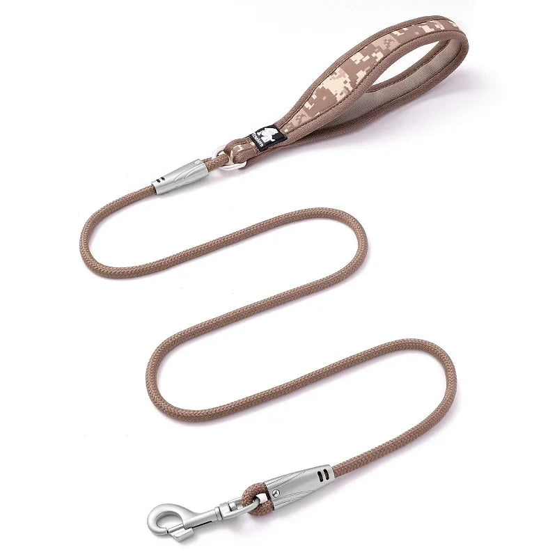 Truelove-Floral Printing Pet Leash Neoprene-Padded Handle Leash Small Medium Dog Safety Enjoyable Walking Experience TLL25761