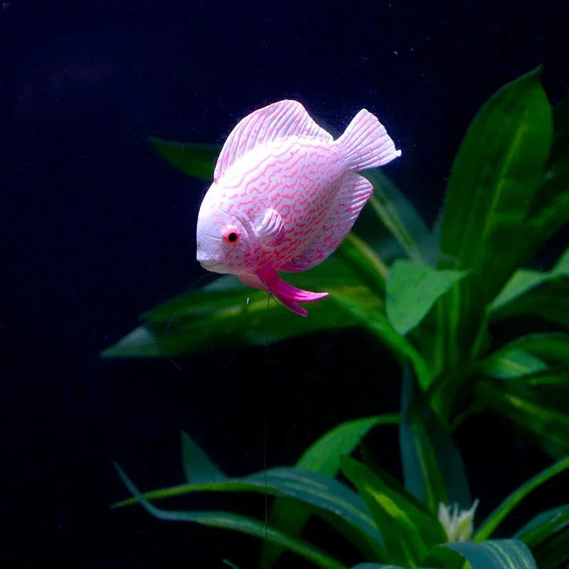 Silica Gel Fishes Artificial Luminous Fish Clownfish Guppy Floating Ornament Fish Tank Aquarium Decorations