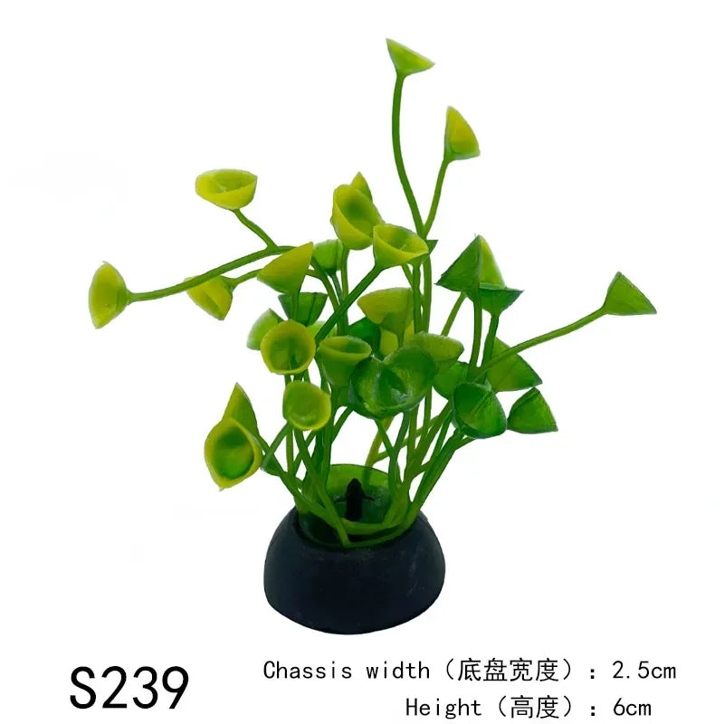Artificial Plants Aquarium Decor Simulation Water Weeds Ornament Plant Fish Tank Landscaping Aquarium Grass Fish Tank Decoration