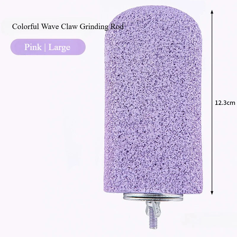 Bird Resin standing paw grinding sticks Nail Trimming Perch Paw Grinding Stick Bird Toys Parrot Grinder Parrot perch bird stand