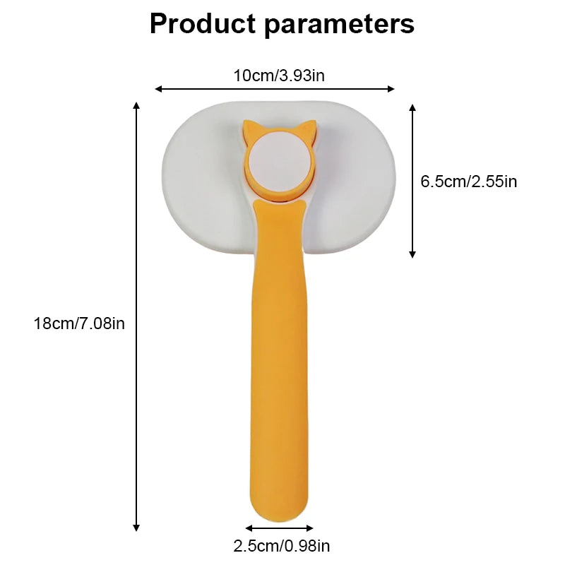 Cat Comb Massage Cat Brush Self-cleaning Pet Hair Remover One Button Comb for Cats Hair Cleaning Pet Grooming Brush Pet Products
