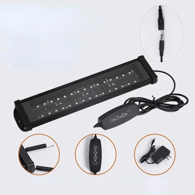 Reptile 10.0/20.0 Full Spectrum LED UV Lamp Turtle Lizard Snake UVA+UVB Terrarium Lamp Reptile Vivarium Calcium Supply tartaruga