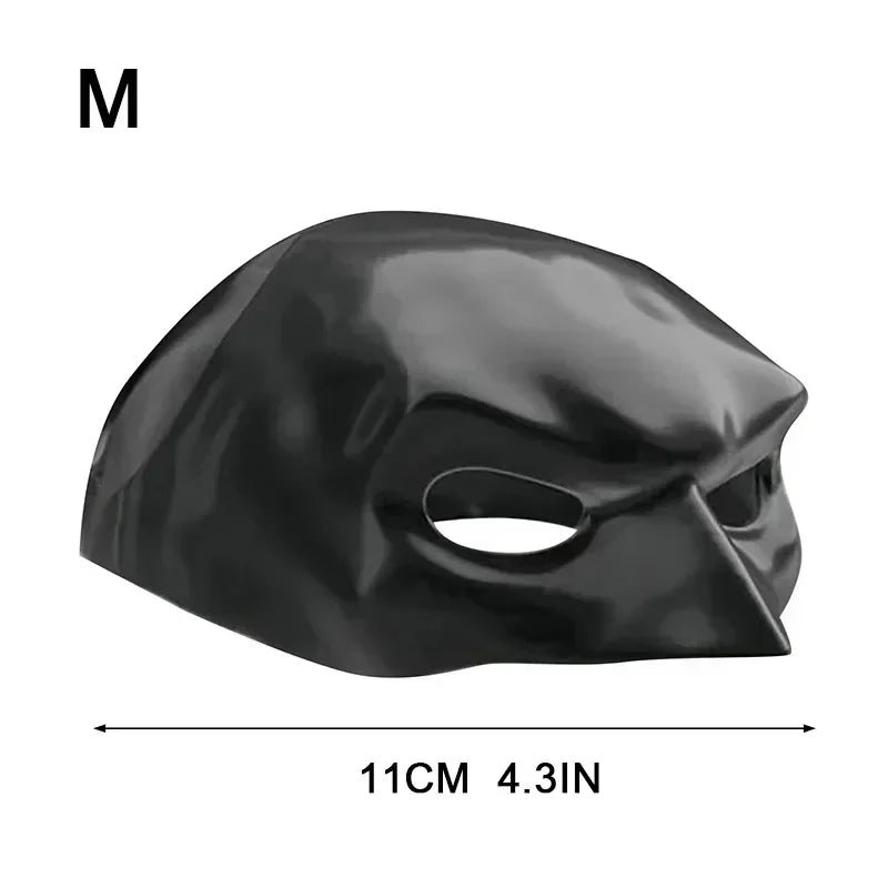 Cat Face Cushion Bat Cosplay Hat Spooky Halloween Atmosphere Prop Plastic Black Make-up Half Mask Party