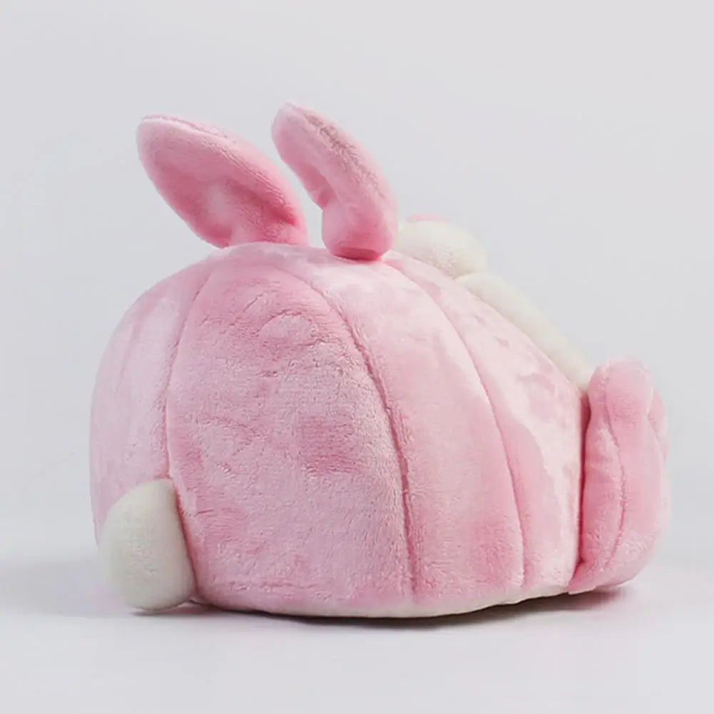 Hamster House Rabbit Shape Hamster Hideout Removable Cushion Sleeping Cage Guinea Pig Hedgehog Rat Chinchilla Bed Nest