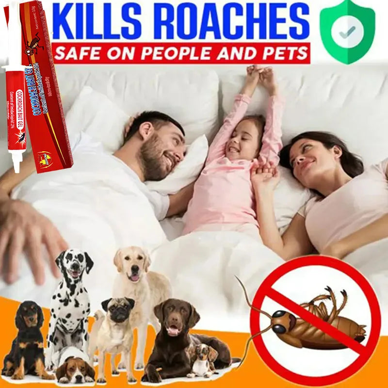 Cockroach Gel Bait Natural Cockroach Control Killer Indoor Infestation Versatile Long-lasting Roach Gel for Home