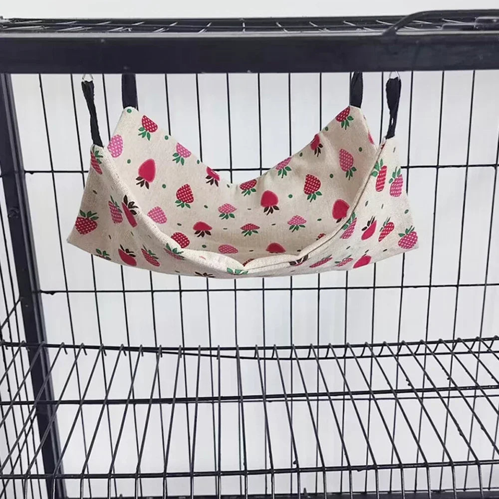 Cat Window Hammocks for Indoor Cats,Soft Plush Pet Bed,Suitable for Ferret Cotton Hammock,Guinea Pig,Hamster,Kittens Bed