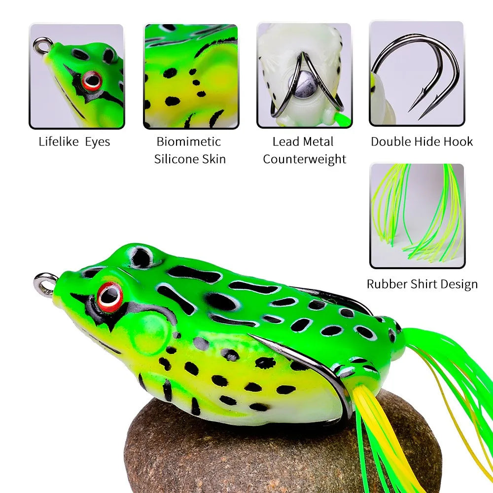 Jig Frog Crank Bait Tackle Crank Bait Bass Bait Wild Crank Hanging Fishing Hard Bait Tool Simulation Luya Bait Blackfish Bait
