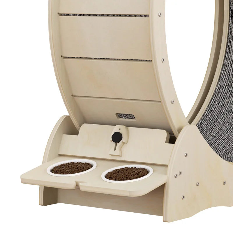 Cat Treadmill Anti-depression Fiberboard Mascot Wooden Pet Pedal Pet Dog Fun Fitness Running Wheel