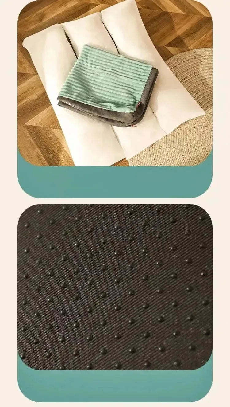 Dog Bed Washable Kennel four seasons Pet Large Sofa Plus Corduroy Thick Deep Sleep Cushion Puppy Mat for Small To Large Dogs