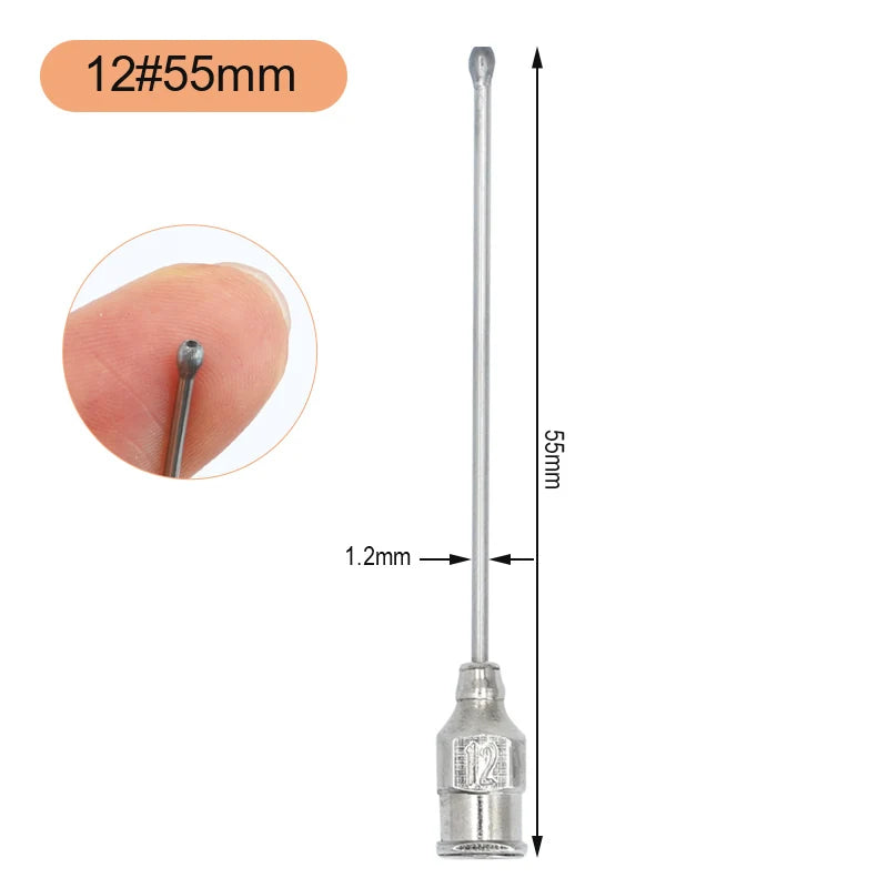 1Pcs Birds Feeding Syringe Tube Nozzle Rats and Mice/Parrots/Birds/Poultry/Pets Elbow Gavage Needles Gastric lavage needle